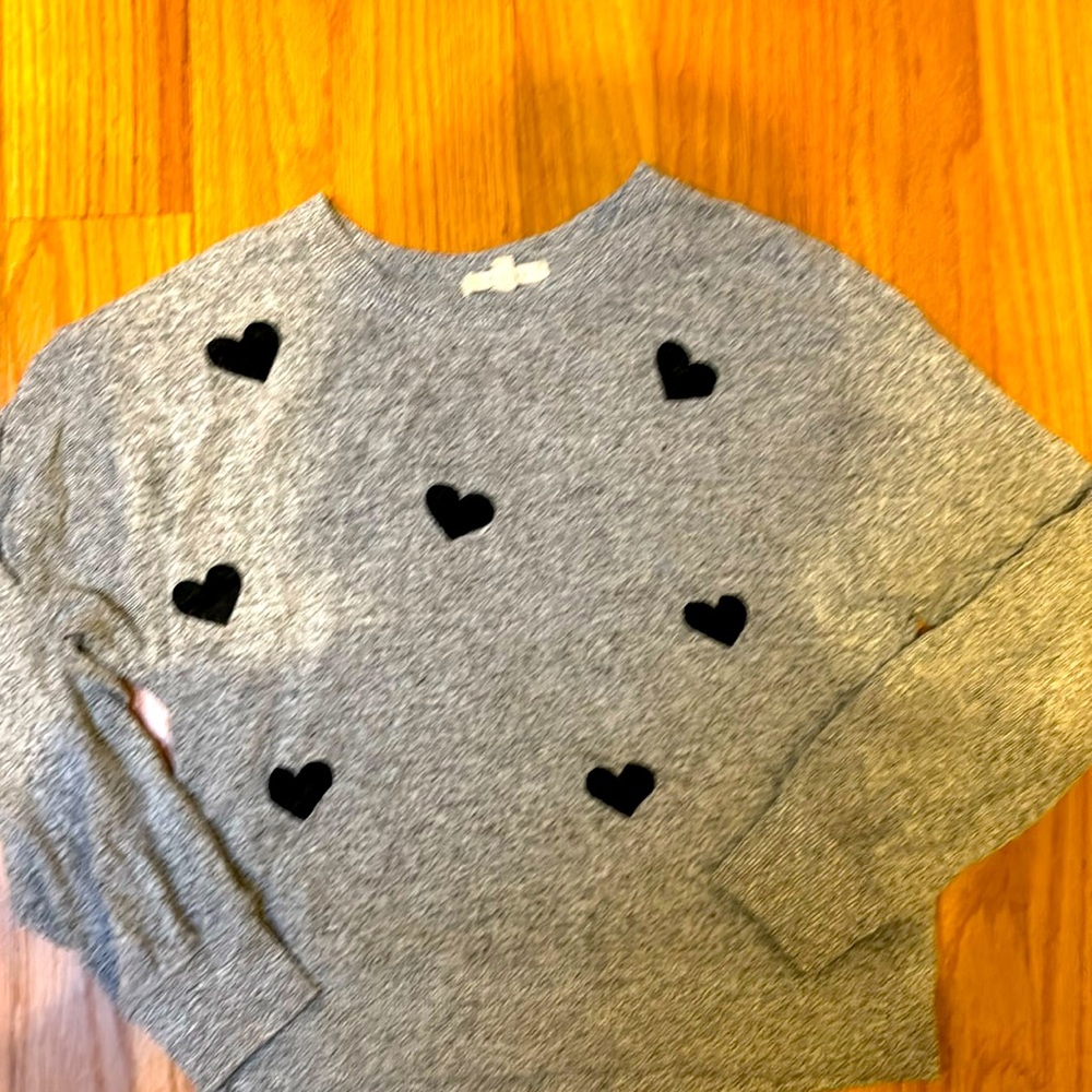 zsupply grey long sleeve soft shirt size 12-14 girls